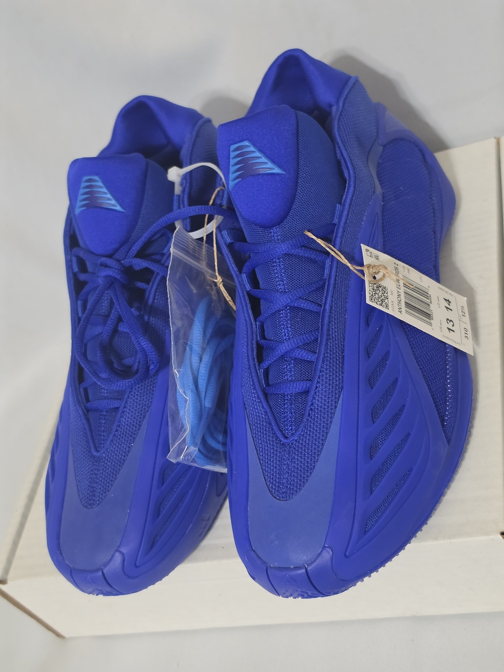 Adidas Anthony Edwards 2 'Lucid Blue' Basketball Shoes US Men 13/US Women 14